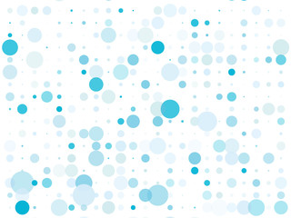Dotted background with circles, dots, point different size, scale. Bokeh pattern.