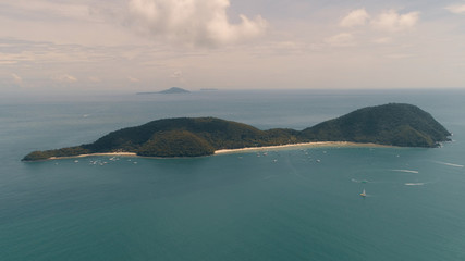 Island KO-HE in Thailand, shooting from a quadrocopter.