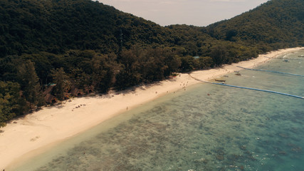Island KO-HE in Thailand, shooting from a quadrocopter.