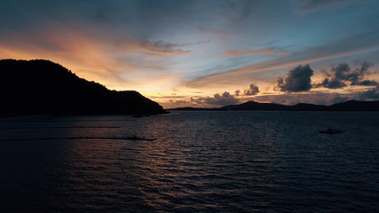 Island KO-HE in Thailand, shooting from a quadrocopter.