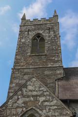 Fototapeta na wymiar Irlande - Baltimore - Clocher de l'église