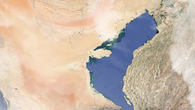 Земля zoom - Катар Доха