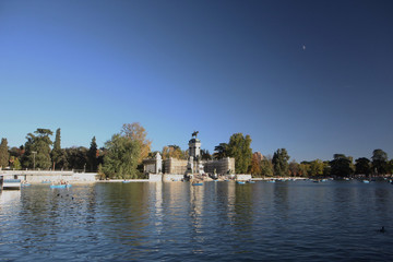 Obraz premium Madrid, parc du retiro