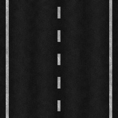 Seamless White-Dashed Road Texture