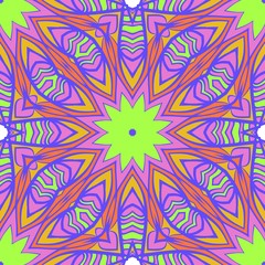 Beautiful geometric floral ornament. seamless art-deco pattern. vector illustration. for design, wallpaper, invitation.