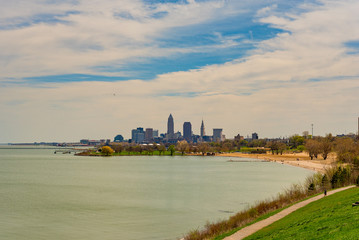 Fototapeta premium Cleveland by the lake