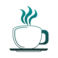 Coffee cup isolated vector illustration graphic design