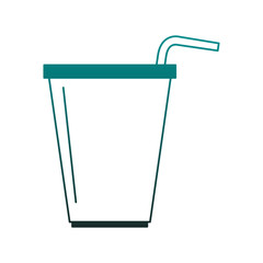 Soda cup isolated vector illustration graphic design