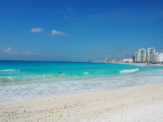 Fototapeta premium Caribbean sea in Cancun