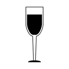 Wine cup isolated vector illustration graphic design