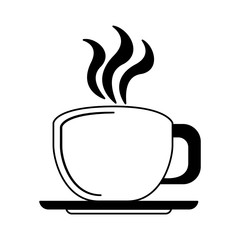 Coffee cup isolated vector illustration graphic design