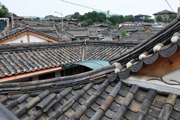 Bukchon Hanok Village in Seoul 