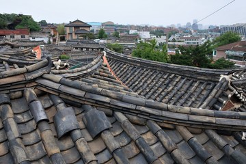 Bukchon Hanok Village in Seoul 