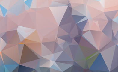 low poly geometric background consisting of triangles of different sizes and colors