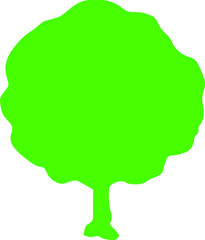 Green Tree silhouette