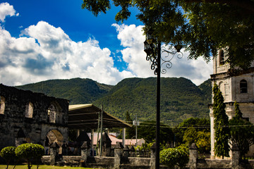 Oslob, Cebu, PHILIPPINES - Feb 02, 2018: Catholic cathedral