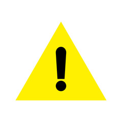 Attention sign icon. Warning symbol. Exclamation mark icon. alert sign with exclamation mark symbol.