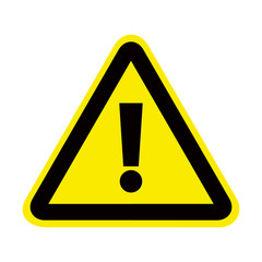 Attention sign icon. Warning symbol. Exclamation mark icon. alert sign with exclamation mark symbol.