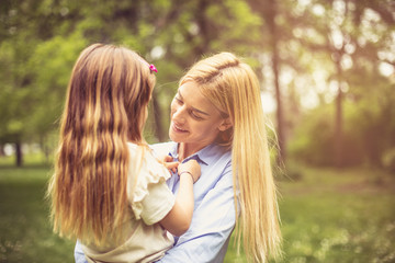 Fototapeta premium Sunny spring day at park.