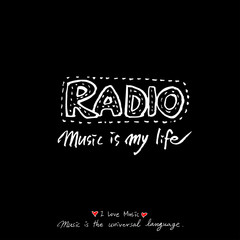 음악회 포스터 / 손으로 그린 음악 일러스트