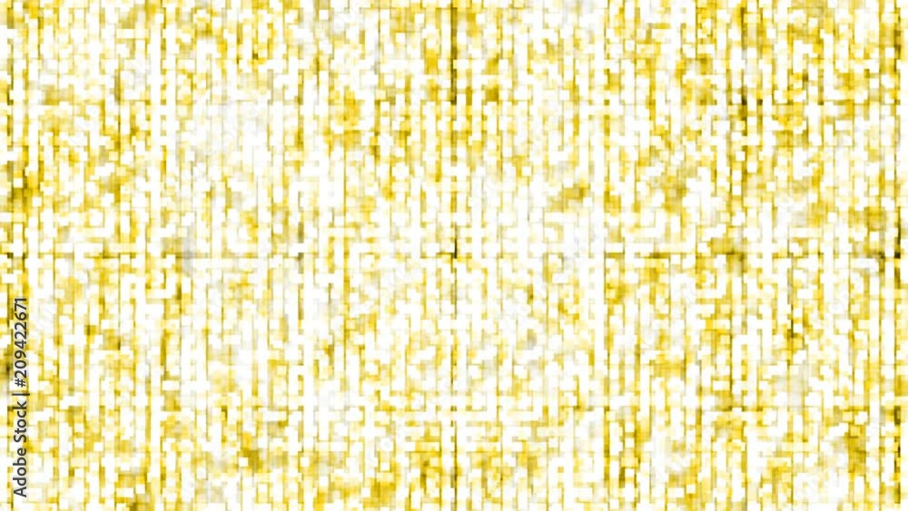 Aufkleber abstract geometric square box gold color glowing pattern background zoom in moving, seamless looping