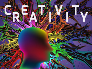 Obraz premium Creative thinking concept.