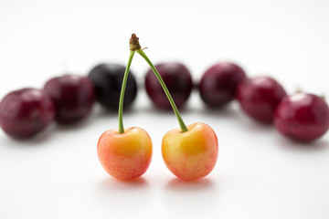 さくらんぼとアメリカンチェリー