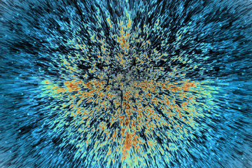 Abstract tech computer geometric electronic board background texture in green color concept for Web banner graphic.