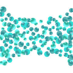 Modern background with bubbles. Cute Pattern for Postcard, Print, Banner or Poster. Vector Texture in Trendy Style