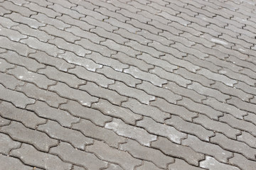 Grey paving stone texture