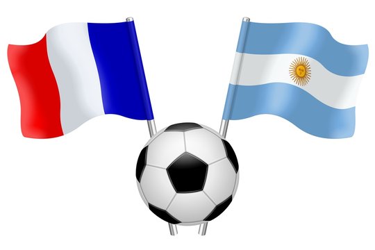 Football 2018. France – Argentine