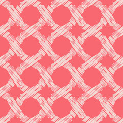 Ethnic boho seamless pattern. Hand hatching. Traditional ornament. Geometric background. Folk motif. Textile rapport.