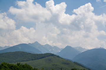 Transfagarasan pass in summer. Crossing Carpathian mountains in Romania, Transfagarasan is one of the most spectacular mountain roads in the world