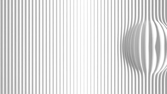 spherical deformation of a linear structure