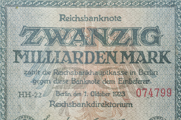 Deutsche Reichsmark Banknote