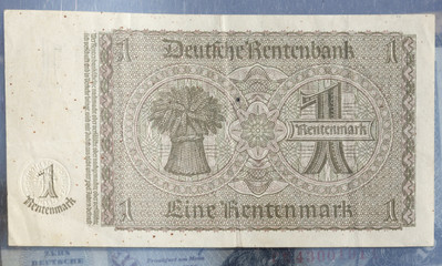 Eine Rentenmark von 1937