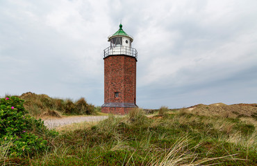Fototapeta na wymiar Close-Up to Lighthouse of Kampen at Sylt / Germany