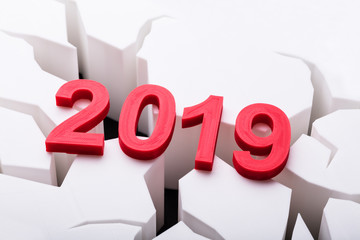 Close-up Of Colorful Year 2019