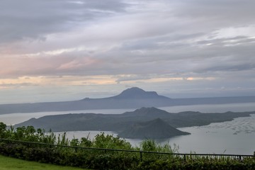 Taal volcano in the morning
