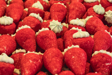 Texture of sweets .Close-up of some sweets