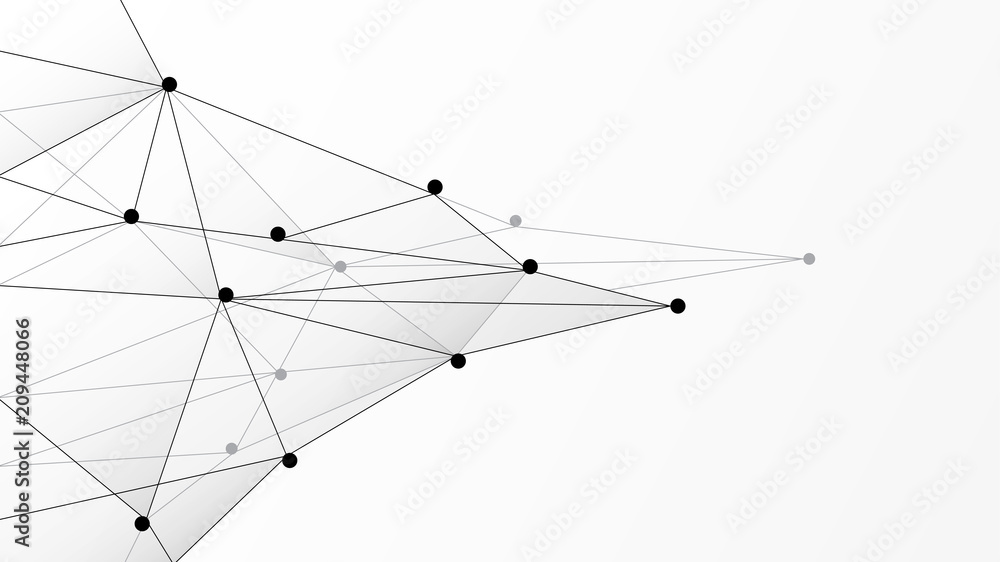 Poster wireframe vector background