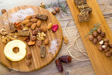 Mixed Food, Fruits and Nuts