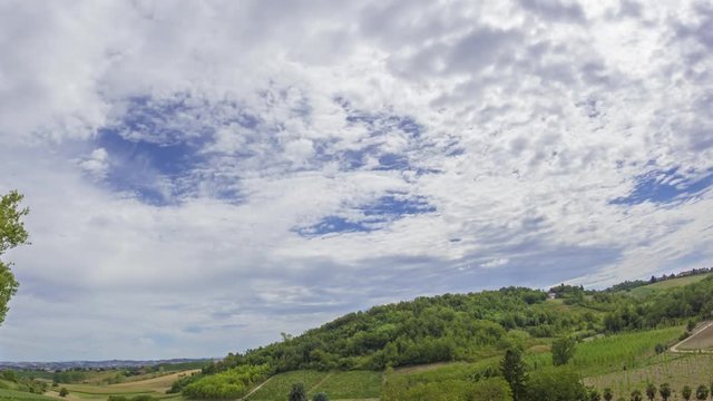 Timelapse of a summer sky