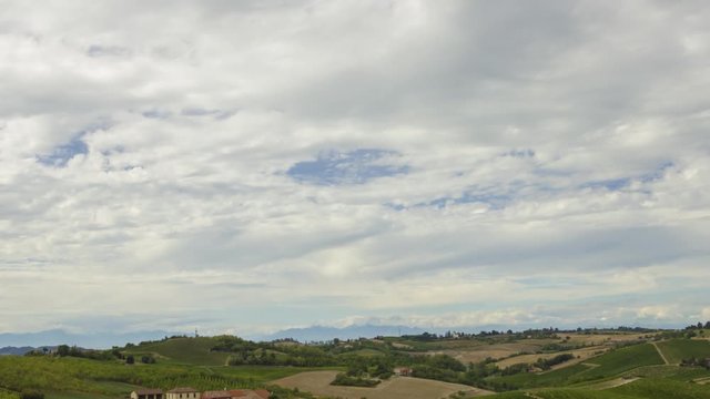 Timelapse of a cloudy sky
