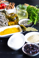 Organic food concept