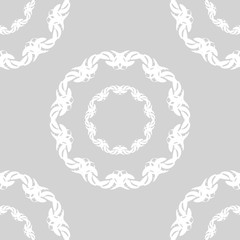 Geometric seamless pattern. Circles