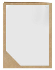 Kraft paper folder