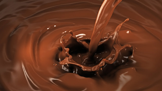 Chocolate Splash Ilustration