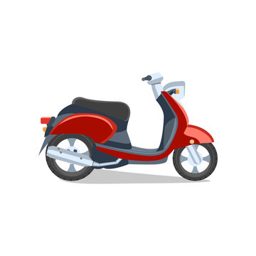 scooter vector flat icon