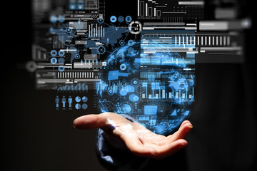 Presenting new technologies. Mixed media